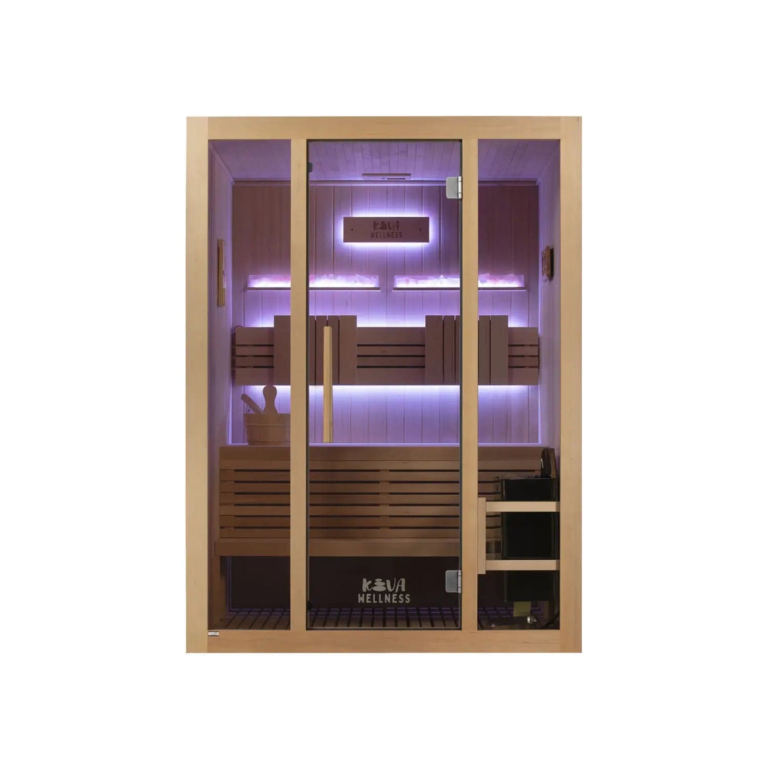 Kiva Wellness Reset 3 traditional indoor sauna