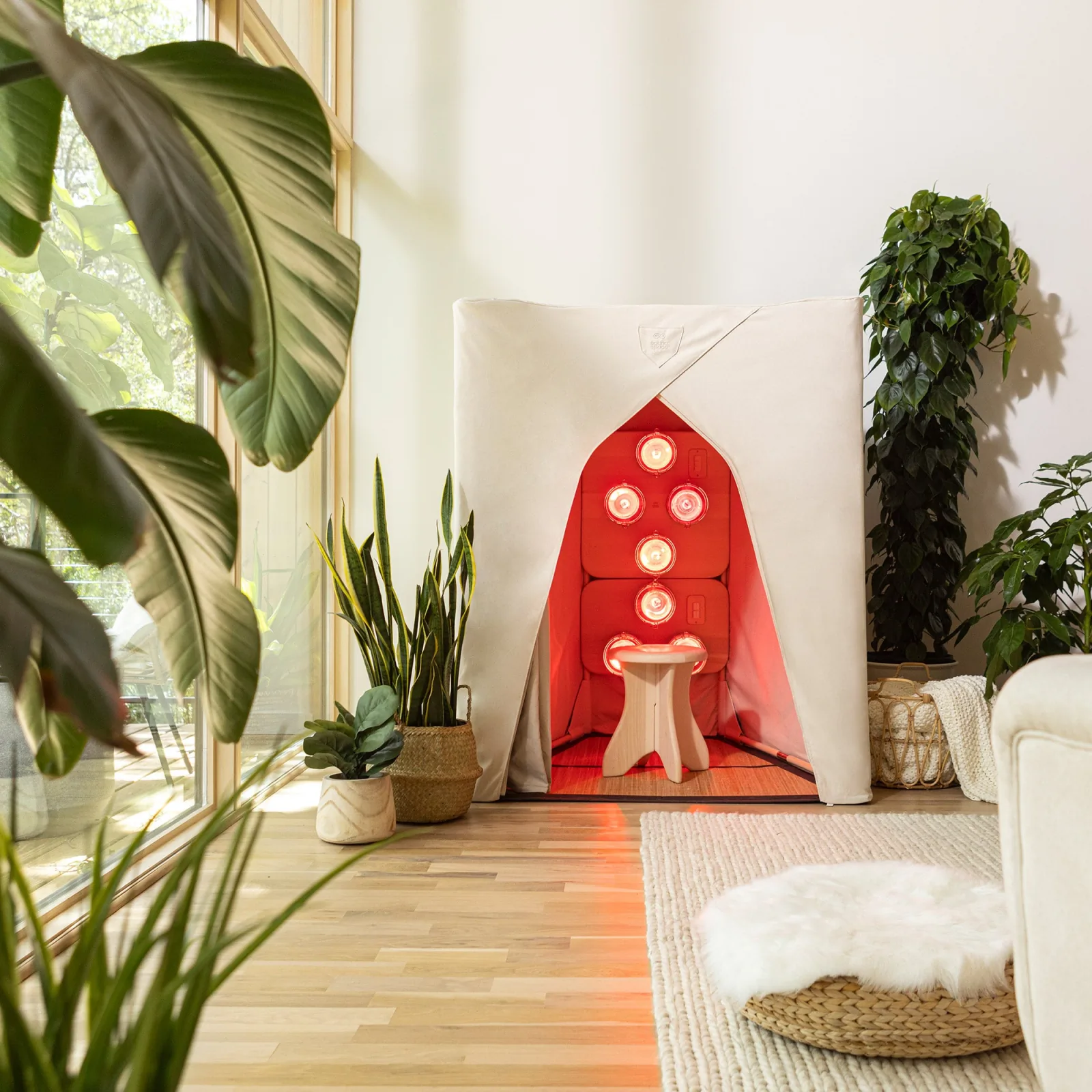 SaunaSpace FireLight near-infrared sauna