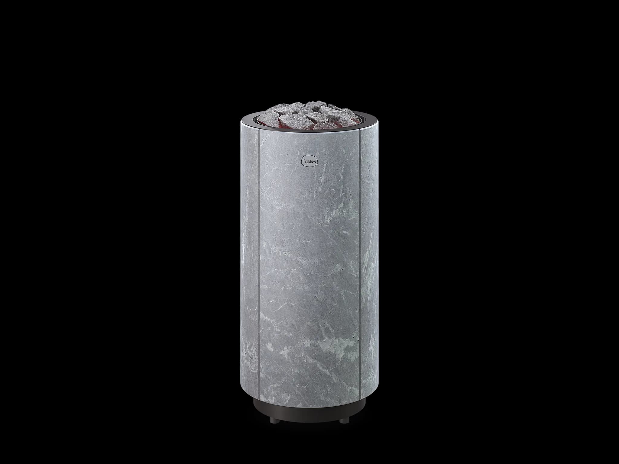 Tulikivi Kaarna Classic cylindrical soapstone sauna heater product photo