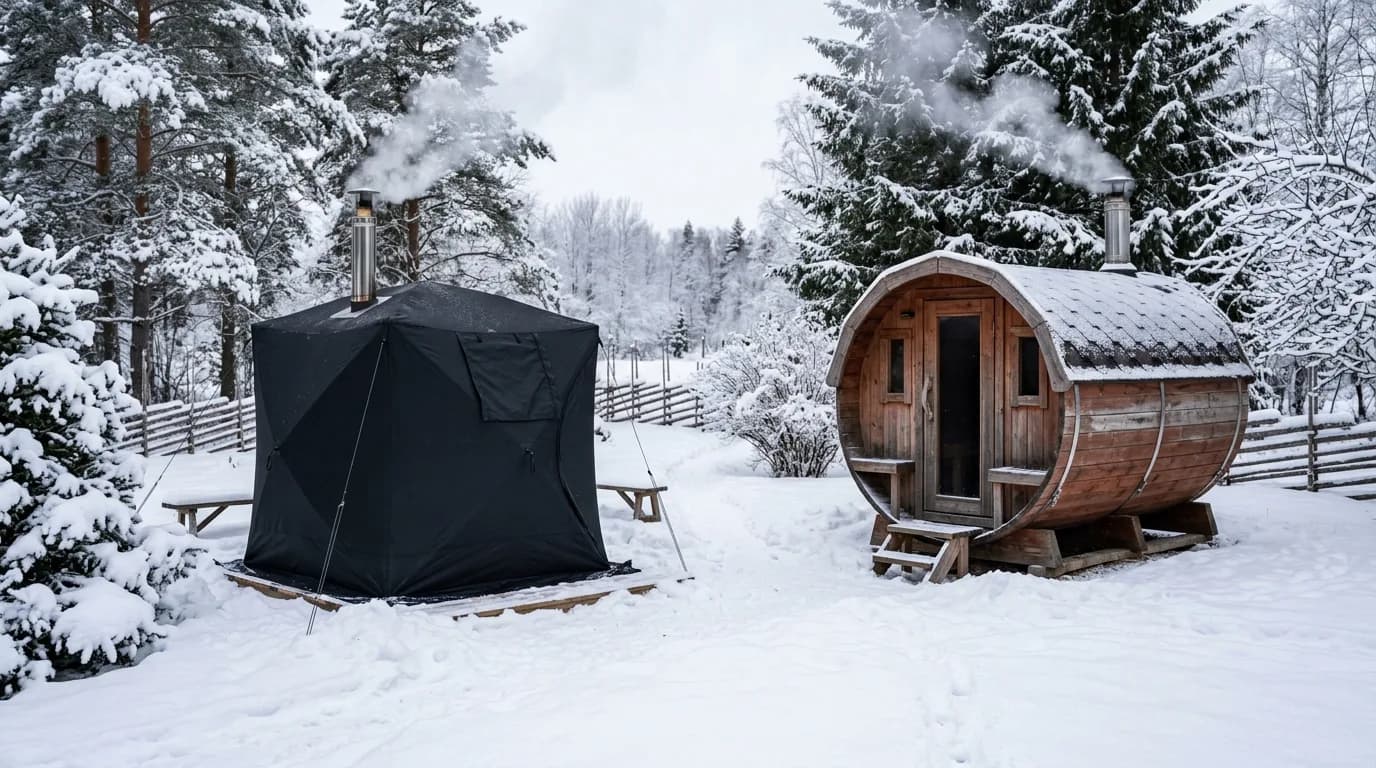 Sweat Tent vs Barrel Sauna (2026): Portable or Permanent?