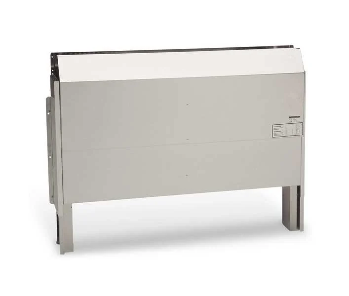 EOS 46.U stainless steel commercial sauna heater shown on white background