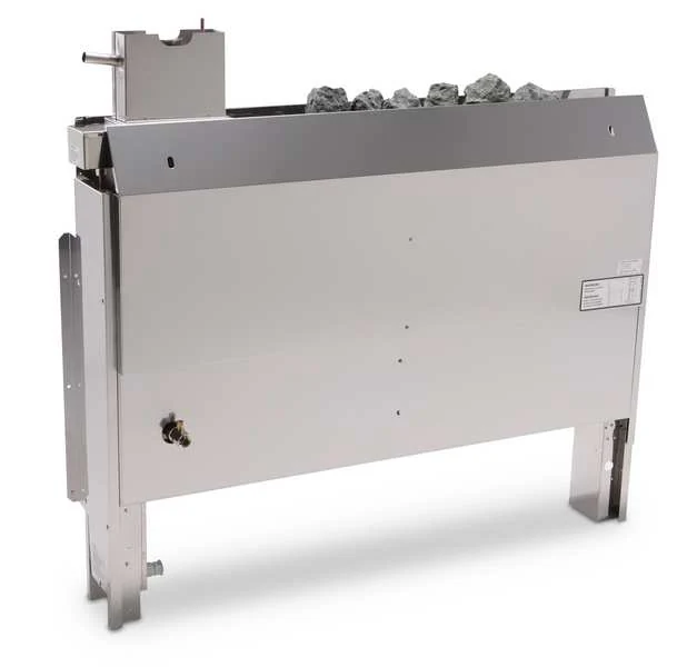 EOS Bi-O Mat U combi sauna heater with stones, stainless steel body
