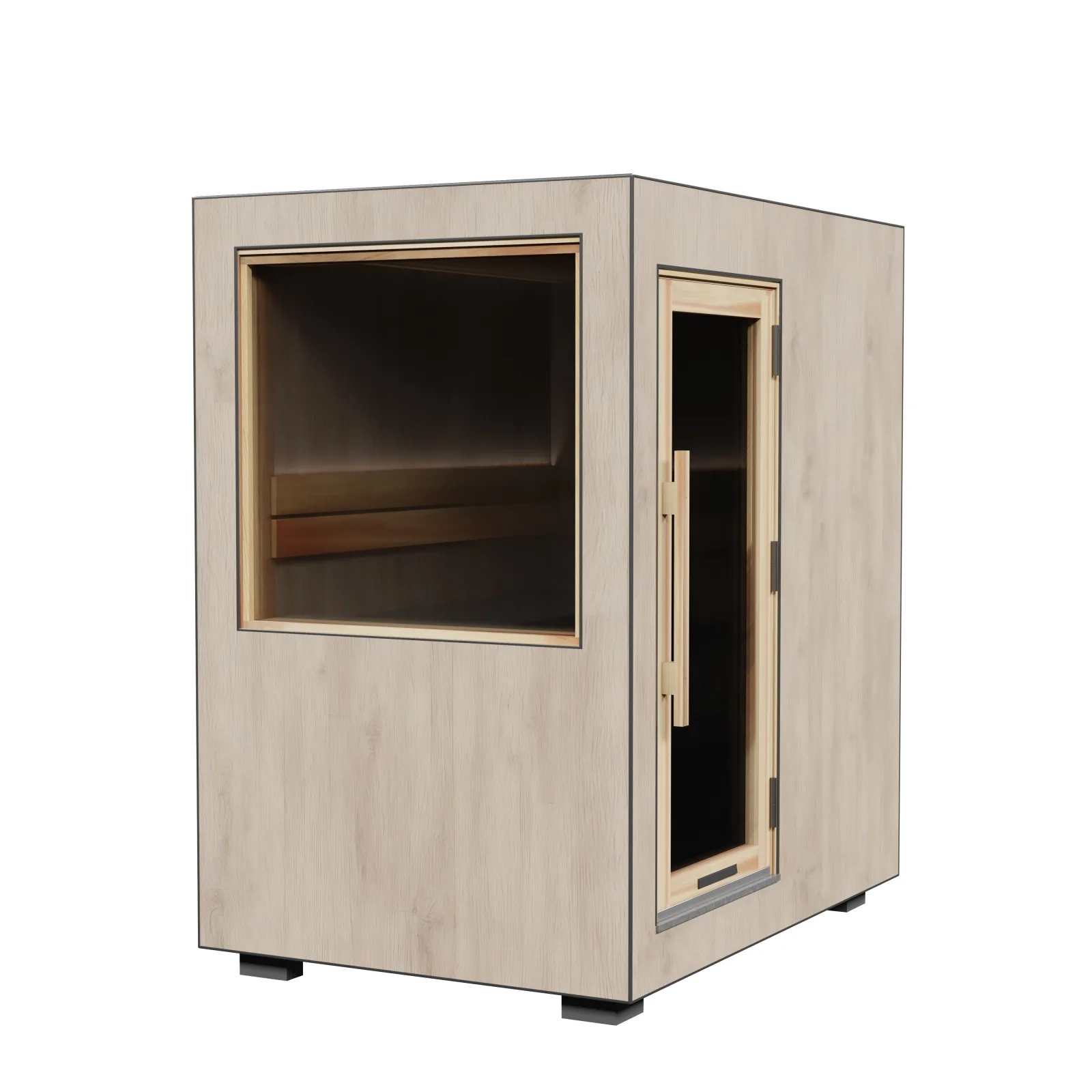 Kirami FinVision Sauna S Zero off-grid solar-powered outdoor sauna