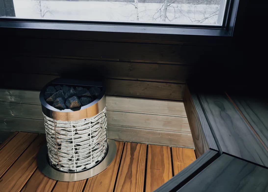 Mondex Kalla 2.0 electric sauna heater lifestyle photo