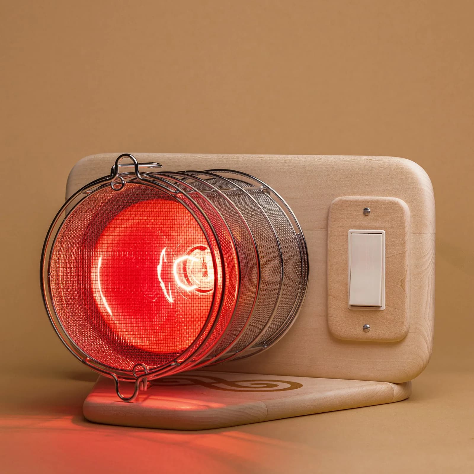 SaunaSpace Glow portable red light therapy device